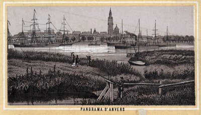 Ansicht von Antwerpen, Belgien (flämische Region) von Unknown artist