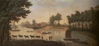 Ansicht von Shepperton am Fluss Thames von Unknown artist