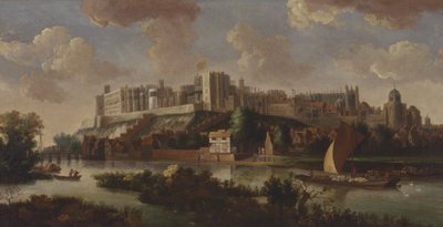 Schloss Windsor vom Fluss Thames aus gesehen von Unknown artist