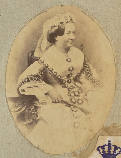 Königin Amalia von Griechenland von Unknown artist/maker