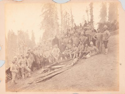 Britische Offiziere, Black Mountain Expedition von Unknown photographer