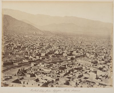 Stadt Kabul, 1880 von Unknown