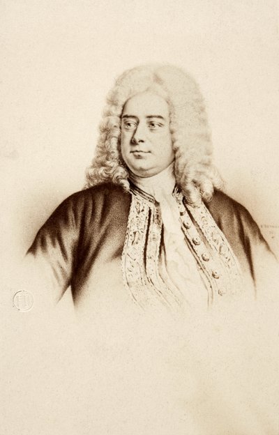 Porträt von Georg Friedrich Händel von Unknown photographer