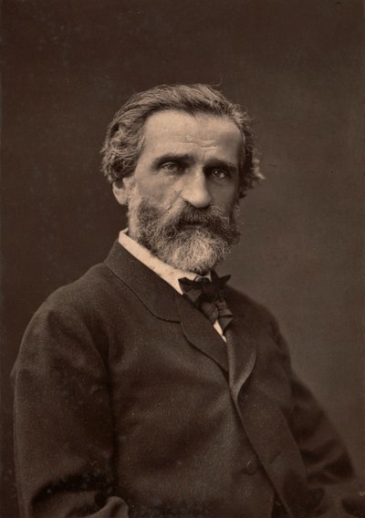 Porträt von Giuseppe Verdi, berühmter Komponist von Unknown photographer