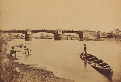 Die Eisenbrücke, Lucknow von Unknown photographer
