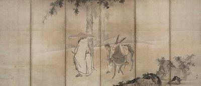 Su Shi So Shoku, frühes 17. Jahrhundert von Unkoku Tōgan