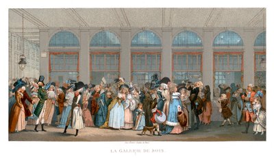 Die Galerie de Bois, Paris, 1787, 1885 von Urrabieta