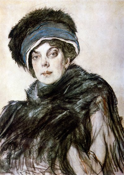 Porträt von Prinzessin Olga Orlova von Valentin Aleksandrovich Serov