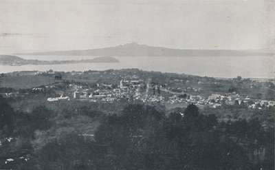 Auckland Hafen, 1924 von Valentine and Sons Ltd