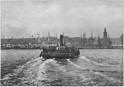 Liverpool vom Mersey aus von Valentine and Sons Ltd
