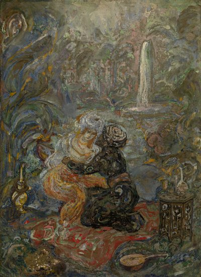Orientalische Szene von Vasili Dmitrievich Millioti
