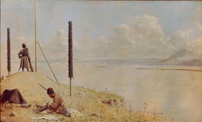 Wache an der Donau, 1878-1879 von Vasili Vasilievich Vereshchagin