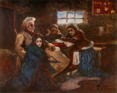 Menshikov in Berezovo, eine Studie, 1881, 1965 von Vasily Surikov