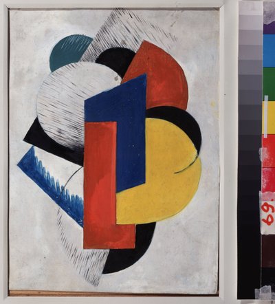 Konstruktivistische Komposition, ca. 1920 von Vera Yefremova Pestel