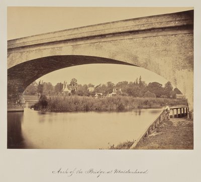 Bogen der Brücke in Maidenhead von Vernon Heath