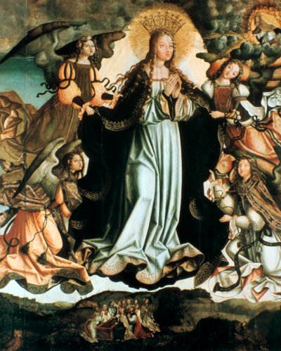 Himmelfahrt der Jungfrau Maria, um 1491-1518 von Vicente Gil