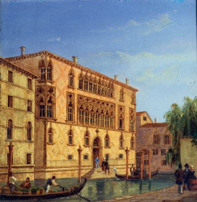 Palazzo Giovanelli, 19. Jahrhundert von Victor Adam