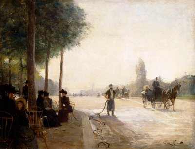 Die Champs-Élysées, Paris von Victor Gabriel Gilbert