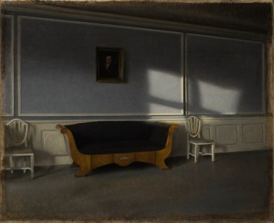 Sonnenschein im Wohnzimmer III, 1905 von Vilhelm Hammershøi