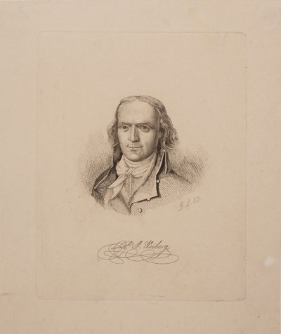 Porträt von P. A. Heiberg von Vilhelm Kyhn