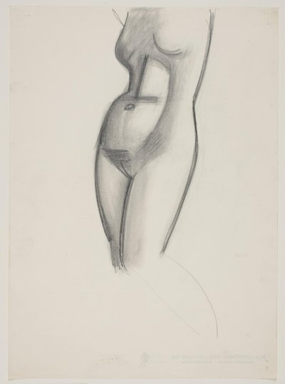 Weibliches Modell, Torso von Vilhelm Lundstrøm