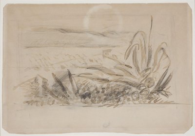 Landschaft mit Agave. Südfrankreich von Vilhelm Lundstrøm