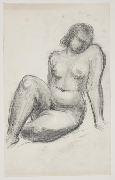 Sitzendes weibliches Modell von Vilhelm Lundstrøm