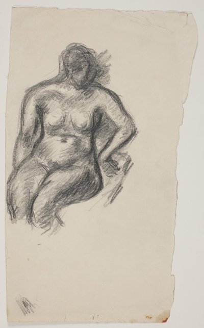 Sitzendes nacktes Modell von Vilhelm Lundstrøm