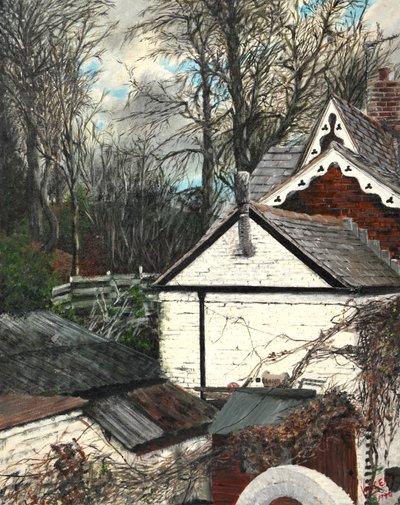 Ein verwunschener Hügel Mold Wales von Vincent Alexander Booth