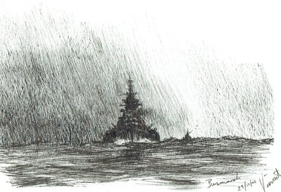 Bismarck fährt aus, 2006 von Vincent Alexander Booth