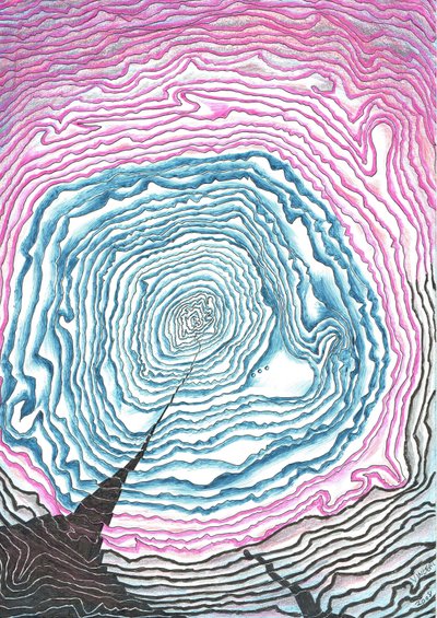 Tiefe der Spirale, 2008 von Vincent Alexander Booth
