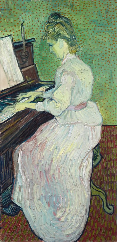 Marguerite Gachet am Klavier, 1890 von Vincent van Gogh