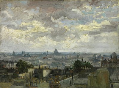 Blick auf Paris von Vincent van Gogh