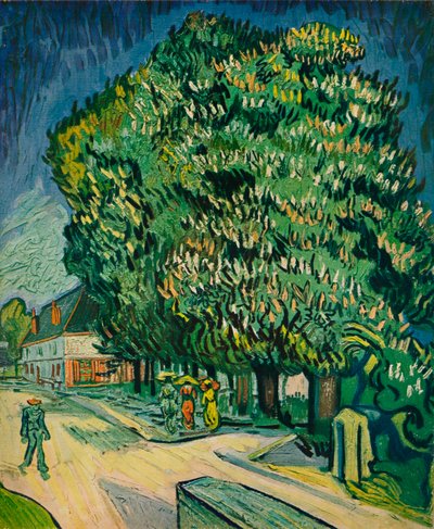 Blühende Kastanienbäume, 1890 von Vincent van Gogh