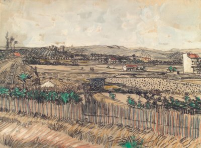 Der blaue Karren von Vincent van Gogh