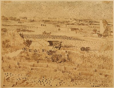 Ernte in der Provence von Vincent van Gogh