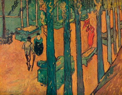 Le Aliscamps, 1888 von Vincent van Gogh
