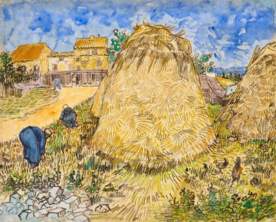 Getreideschober von Vincent van Gogh