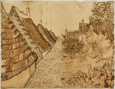 Straße in Saintes-Maries-de-la-Mer von Vincent van Gogh