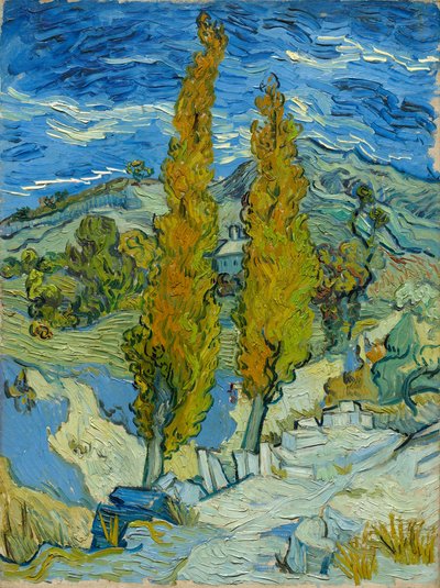 Die Pappeln bei Saint-Rémy, 1889 von Vincent van Gogh