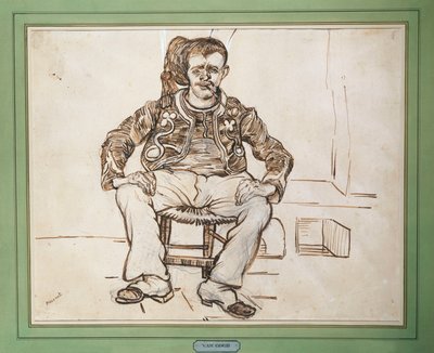 Der Zouave, sitzend, 1888 von Vincent van Gogh