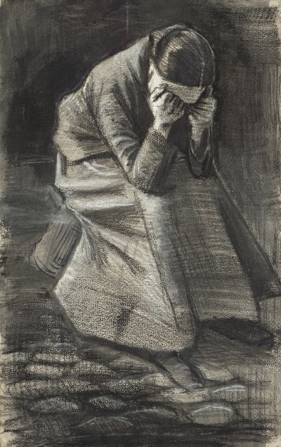 Weinende Frau, 1883 von Vincent van Gogh
