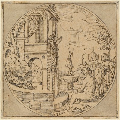 David und Bathseba von Virgil Solis