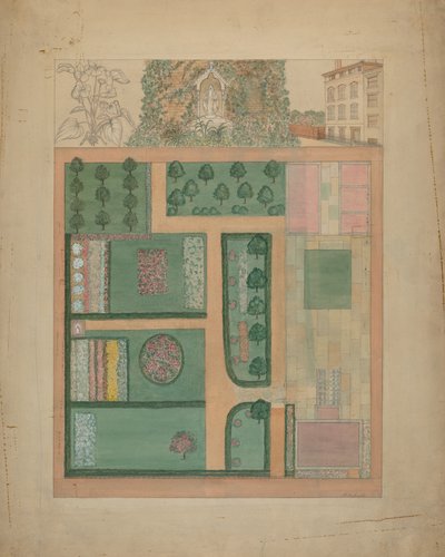 Parmentier-Gelände, ca. 1936 von Virginia Richards