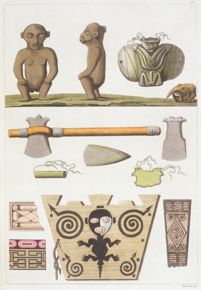 Götzen der Karibik (Farbstich) von Vittorio Raineri
