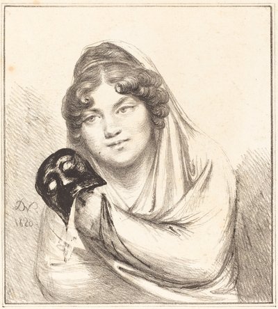 Mädchen mit Maske von Vivant Denon