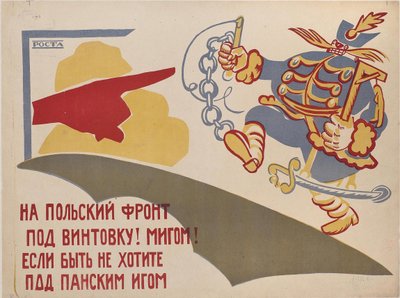 Zur polnischen Front!, 1920 von Vladimir Vladimirovich Mayakovsky