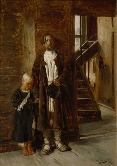Warten auf eine Medizin, 1884 von Vladimir Yegorovich Makovsky