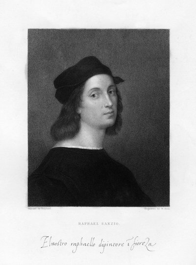 Raffael, florentinischer Meistermaler, 1834 von W. Holl