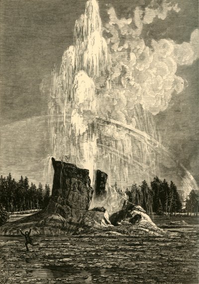 Der Große Geysir von W. J. Linton
